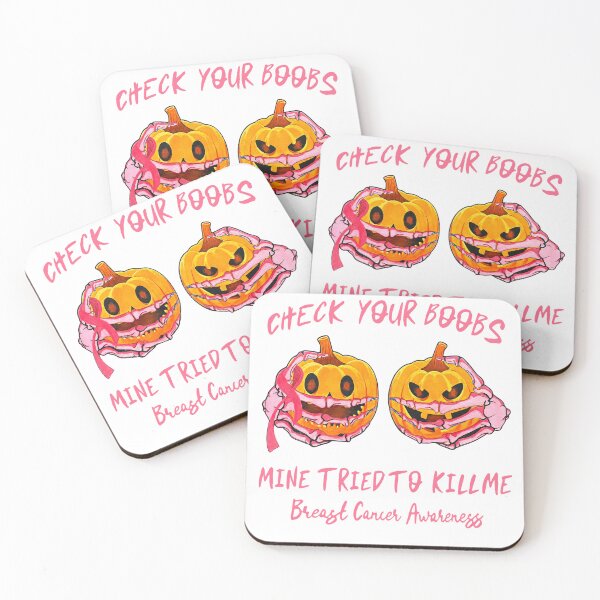 Item preview, Check Your Boobs Halloween Breast Cancer Awareness designed and sold by KireVeronica.