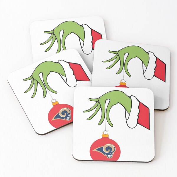 Item preview, Grinchmas Hand Holding Rams Logo designed and sold by Xestore.