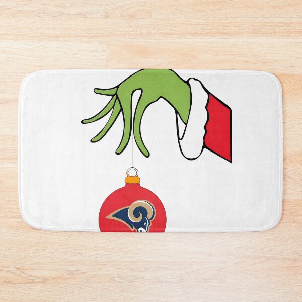 Item preview, Grinchmas Hand Holding Rams Logo designed and sold by Xestore.