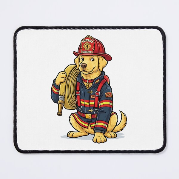 Item preview, Labrador Firefighter designed and sold by PictoVibe.