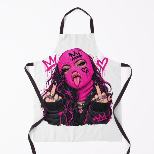 Item preview, Pink Rebel Girl Graffiti Streetwear Art designed and sold by TinyWeird.