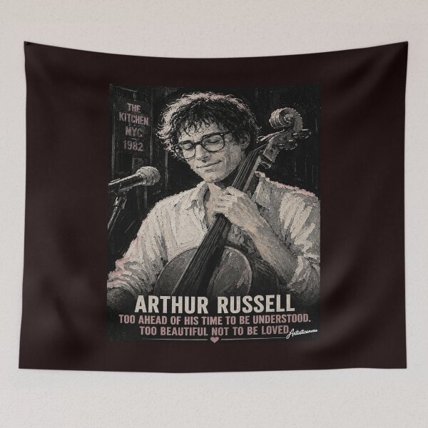 Item preview,  Arthur Russell Cello Portrait Art  designed and sold by Artisticanvas.