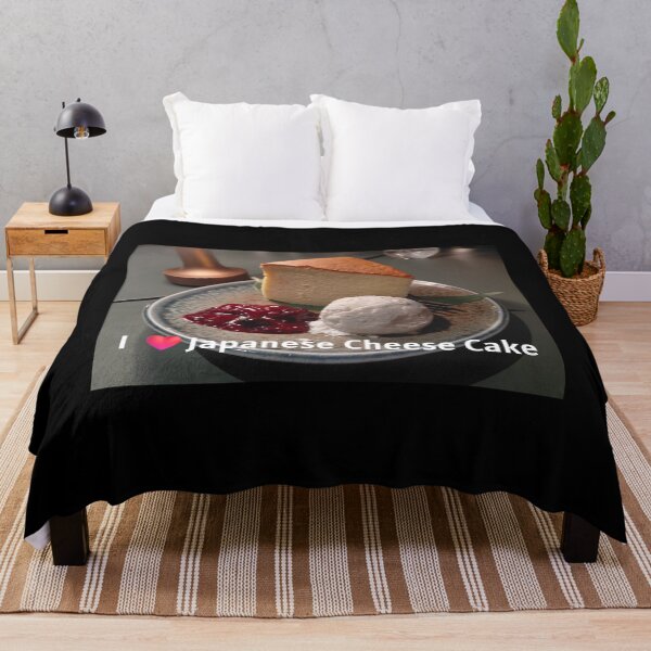 Item preview, I Love Japanese Cheesecake – Dessert Photography with Ice Cream and Berries designed and sold by pbchan.