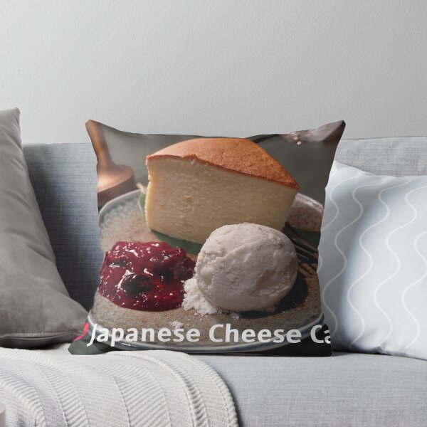 Item preview, I Love Japanese Cheesecake – Dessert Photography with Ice Cream and Berries designed and sold by pbchan.