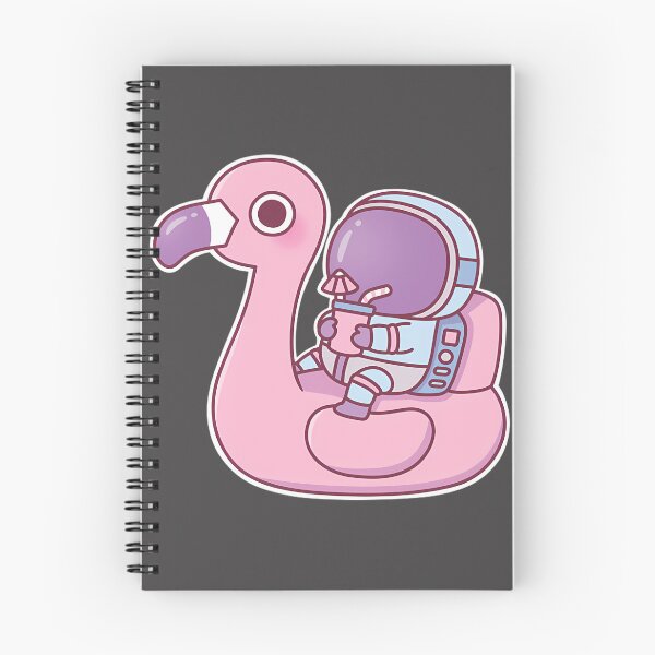 Item preview, Funny Astronaut Chilling On Pink Flamingo Pool Float | ⭐⭐⭐⭐⭐ designed and sold by angeldustartist.