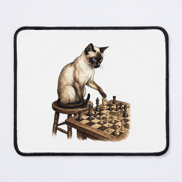 Item preview, Siamese Chess Player designed and sold by PictoVibe.