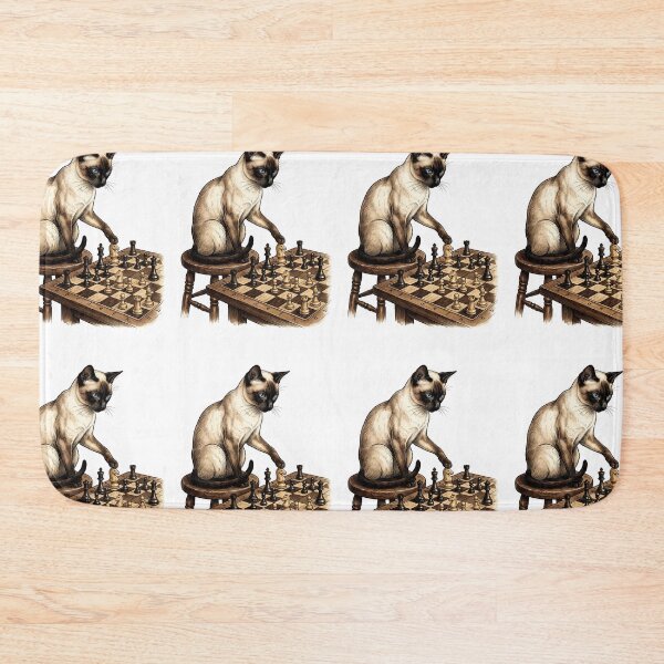 Item preview, Siamese Chess Player designed and sold by PictoVibe.