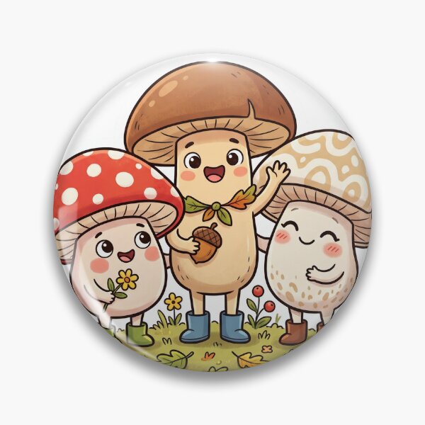 Item preview, Cute Mushroom Family Forest Friends designed and sold by Biwbiwty.