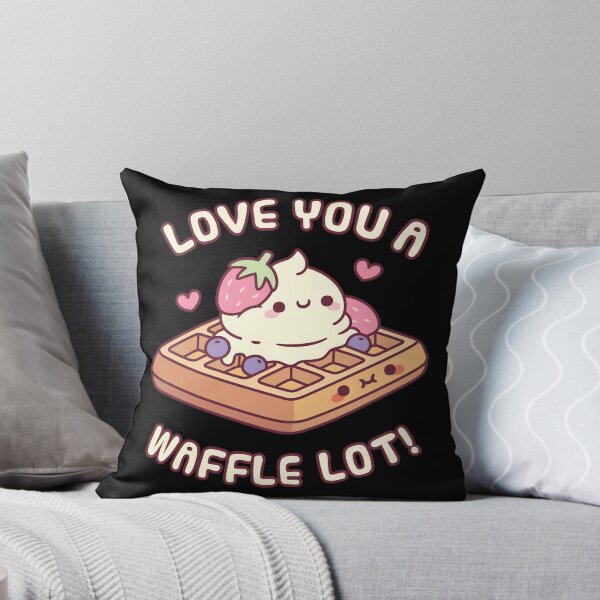 Item preview, Cute Waffle And Ice Cream Love You A Waffle Lot Pun | ⭐⭐⭐⭐⭐ designed and sold by angeldustartist.