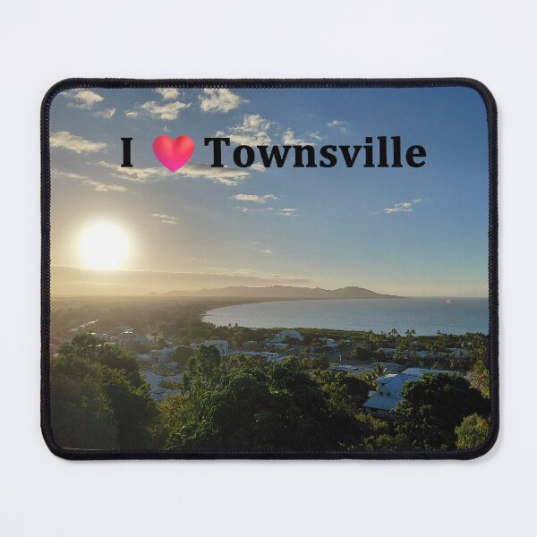 Item preview, I Love Townsville – Sunset Over Cleveland Bay Coastal Photography designed and sold by pbchan.
