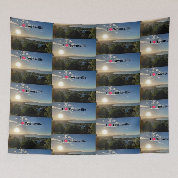 Item preview, I Love Townsville – Sunset Over Cleveland Bay Coastal Photography designed and sold by pbchan.