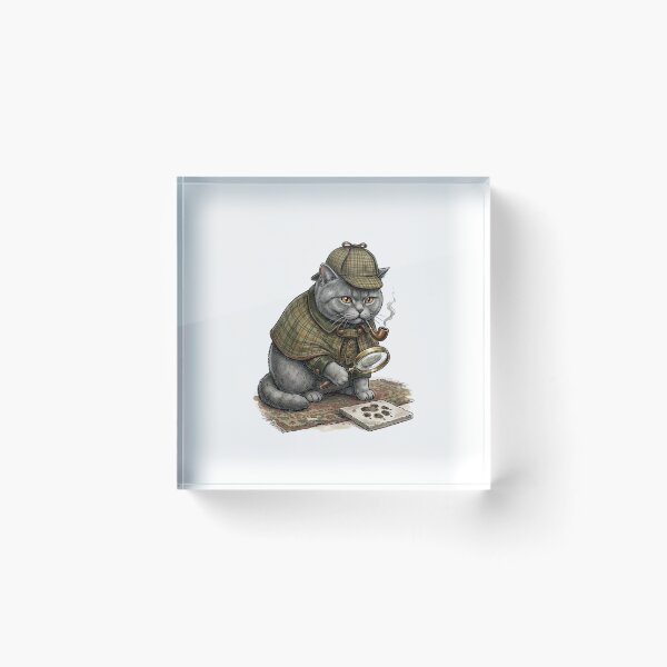 Item preview, British Shorthair Inspector designed and sold by PictoVibe.