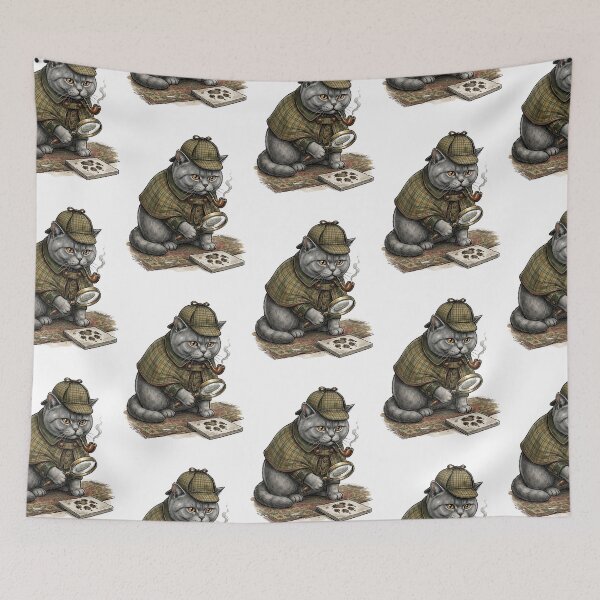 Item preview, British Shorthair Inspector designed and sold by PictoVibe.