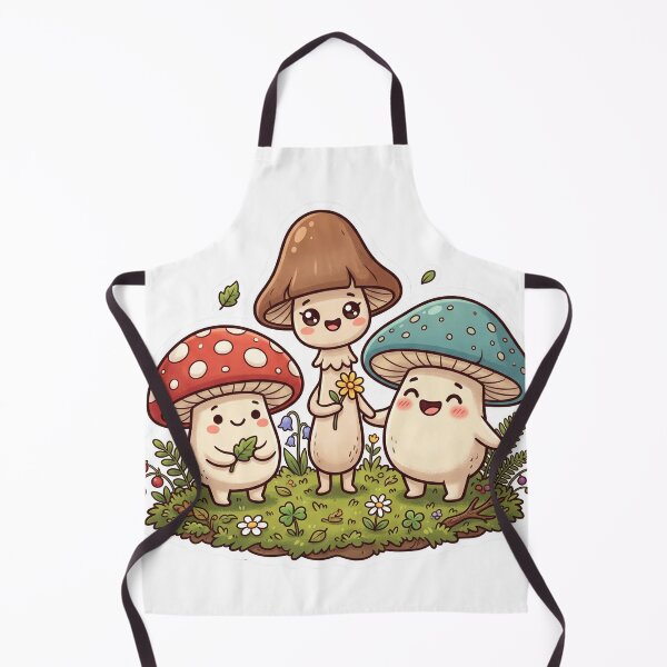 Item preview, Adorable Mushroom Friends Woodland designed and sold by Biwbiwty.