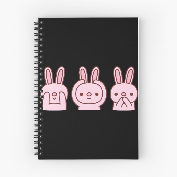 Item preview, Funny Pink Bunnies See No Evil Hear No Evil Speak No Evil | Limited Edition designed and sold by angeldustartist.