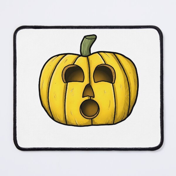 Item preview, Surprised Cartoon Jack O Lantern Pumpkin designed and sold by Murvel-Ink.