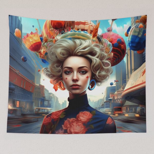 Item preview, Fantasy Fairytale Empress In Surreal Dreamlike Cosmic Universe  designed and sold by DEC02.