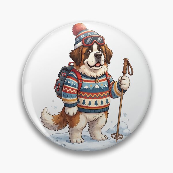 Item preview, Saint Bernard Skier designed and sold by PictoVibe.