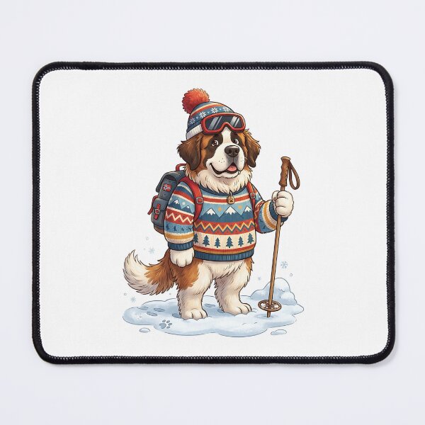 Item preview, Saint Bernard Skier designed and sold by PictoVibe.