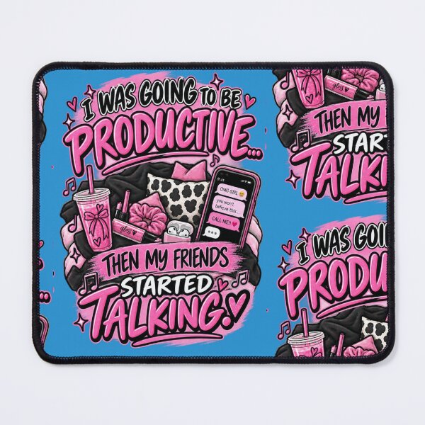 Item preview, I Was Going to Be Productive, Then My Friend Started Talking designed and sold by OutlanderDesigns.