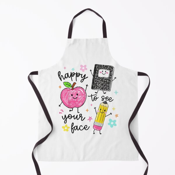 Item preview, Happy To See Your Face Cute Teacher School Supplies T-Shirt designed and sold by Remontadarnia.