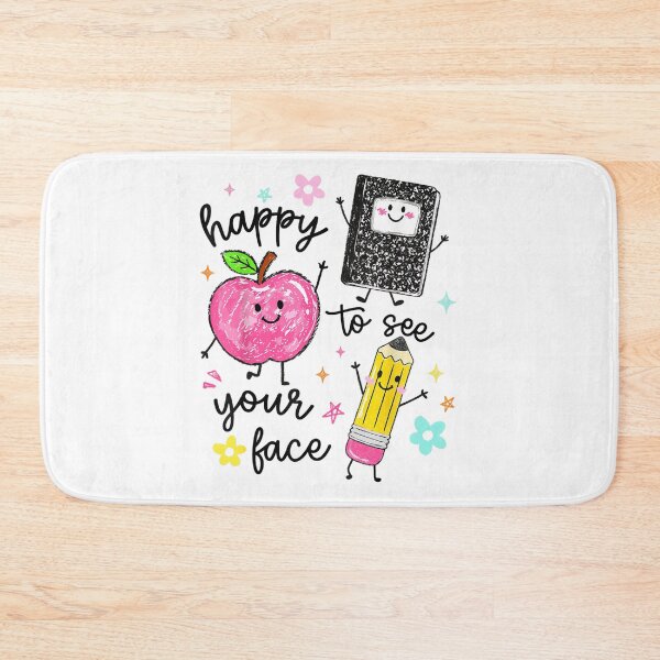 Item preview, Happy To See Your Face Cute Teacher School Supplies T-Shirt designed and sold by Remontadarnia.