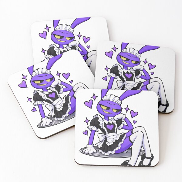Item preview, tadc inspired purple bunny maid outfit on a plate funny designed and sold by bipsybutton.