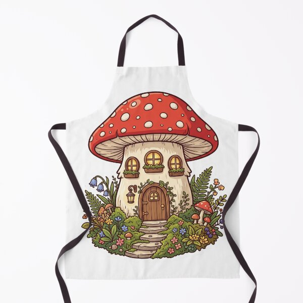 Item preview, Magical Mushroom Cottage in Forest designed and sold by Biwbiwty.