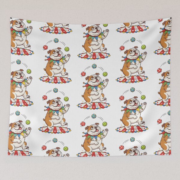 Item preview, English Bulldog Juggler designed and sold by PictoVibe.
