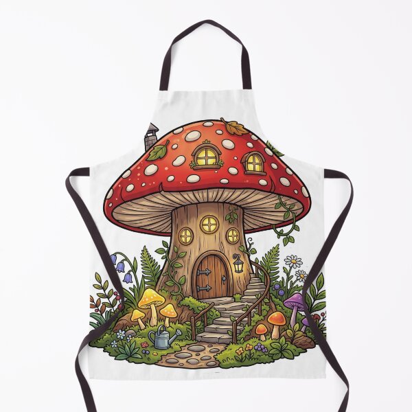 Item preview, Enchanted Red Mushroom House designed and sold by Biwbiwty.