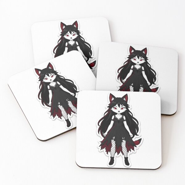 Item preview, Cute Furry Goth Fox Gal designed and sold by Prestons Corner.