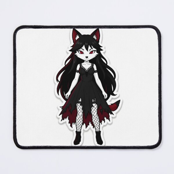 Item preview, Cute Furry Goth Fox Gal designed and sold by Prestons Corner.