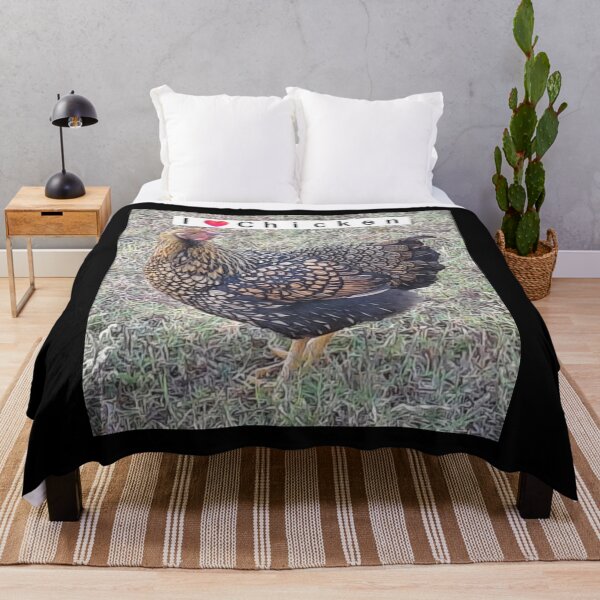 Item preview, I Love Chicken – Golden Laced Wyandotte Hen Farm Animal Photography designed and sold by pbchan.