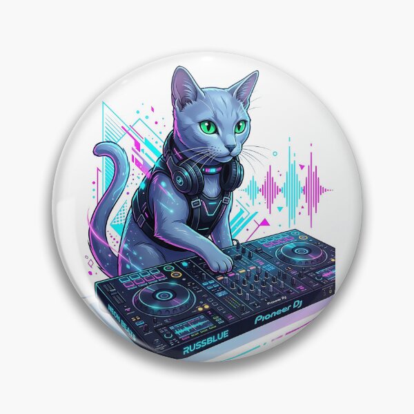 Item preview, Russian Blue DJ designed and sold by PictoVibe.