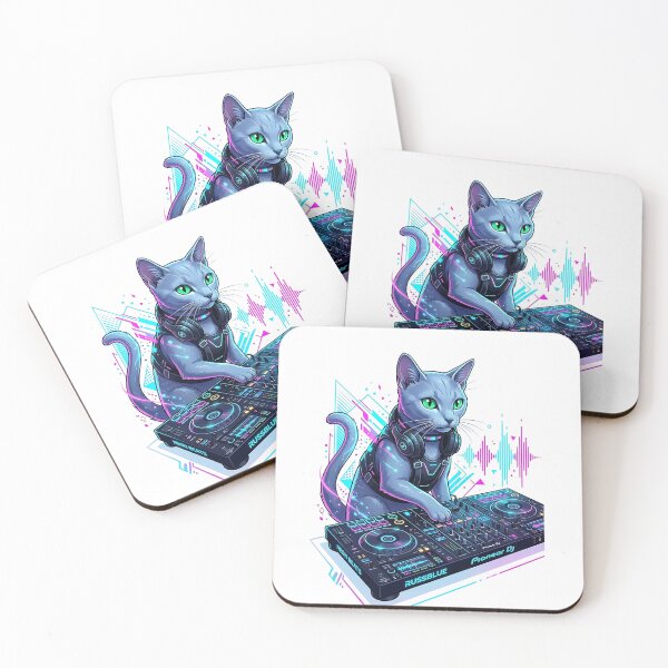 Item preview, Russian Blue DJ designed and sold by PictoVibe.