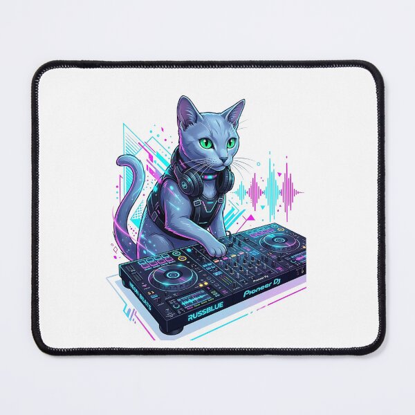 Item preview, Russian Blue DJ designed and sold by PictoVibe.