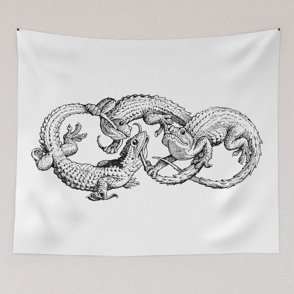 Item preview, Lizard Ouroboros by Apel·les Mestres designed and sold by Hedrin.