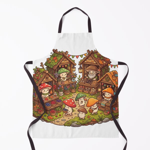 Item preview, Magical Mushroom Village Woodland designed and sold by Biwbiwty.
