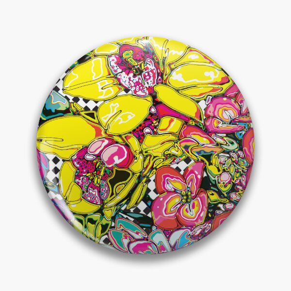 Item preview, Electric Pop Art Abstract Flowers  designed and sold by cremedecolor.