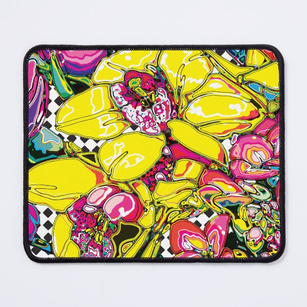 Item preview, Electric Pop Art Abstract Flowers designed and sold by cremedecolor.