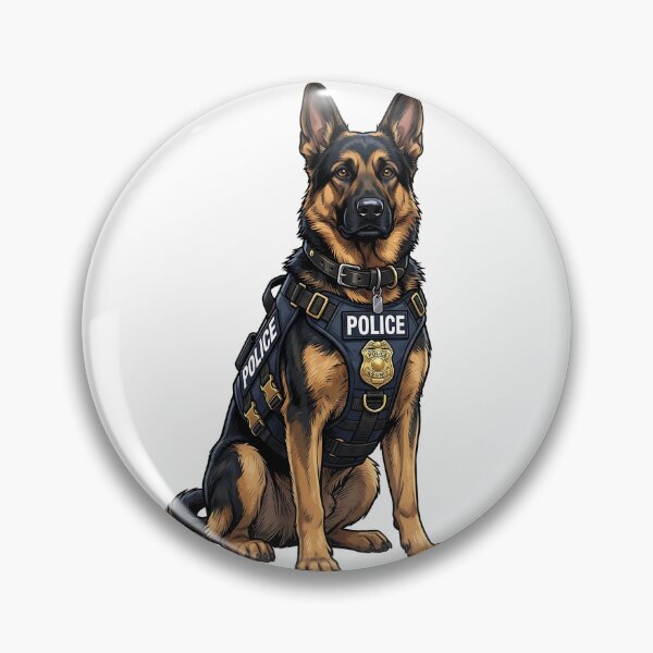 Item preview, German Shepherd K9 Police designed and sold by PictoVibe.