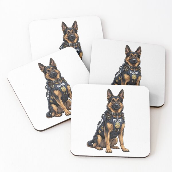 Item preview, German Shepherd K9 Police designed and sold by PictoVibe.
