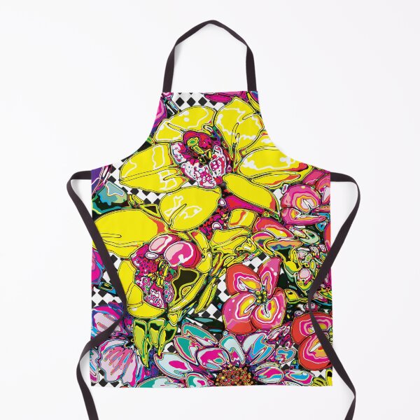 Item preview, Electric Pop Art Abstract Flowers designed and sold by cremedecolor.