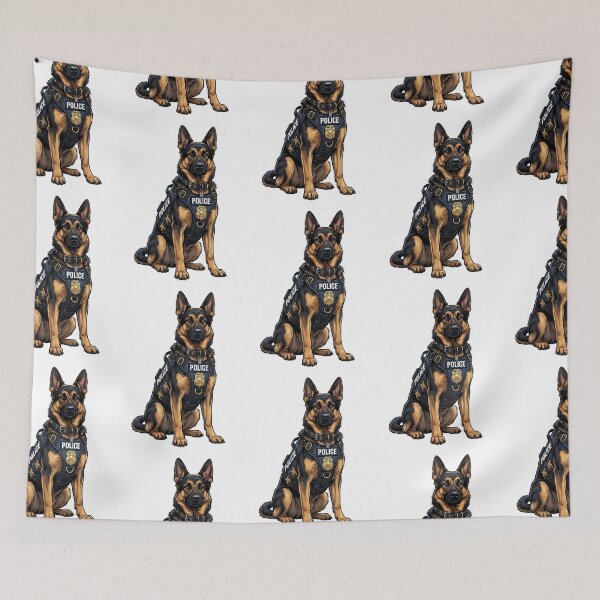 Item preview, German Shepherd K9 Police designed and sold by PictoVibe.