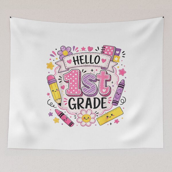 Item preview, Hello 1st Grade Cute Back to School First Grade Student T-Shirt designed and sold by Remontadarnia.