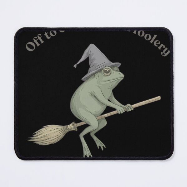 Item preview, Off to Commit Tom Foolery Frog Witch T-Shirt – Funny Halloween Frog Gift designed and sold by nomu-nomu.