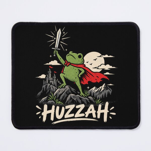 Item preview, Huzzah Frog Knight – Medieval Fantasy Frog with Sword designed and sold by Felipe-barg.