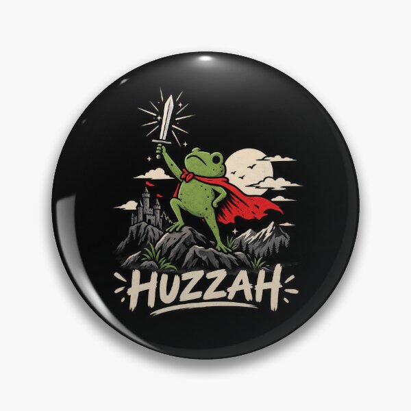 Item preview, Huzzah Frog Knight – Medieval Fantasy Frog with Sword designed and sold by Felipe-barg.