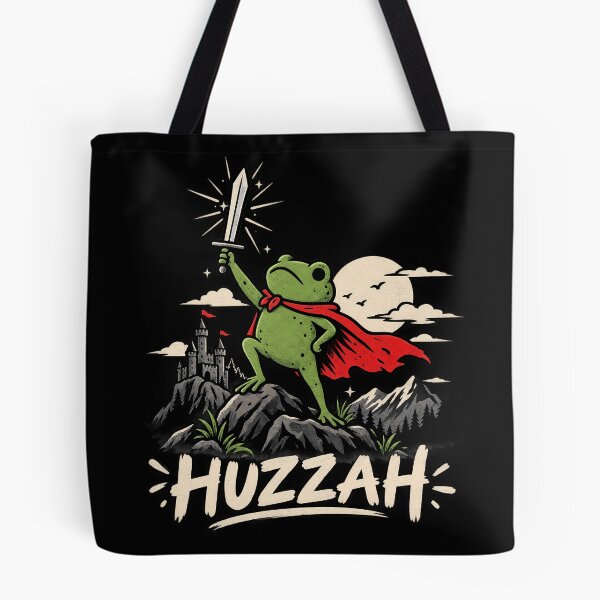 Item preview, Huzzah Frog Knight – Medieval Fantasy Frog with Sword designed and sold by Felipe-barg.