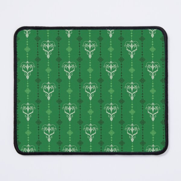 Item preview, Emerald Green Damask Seamless Pattern with Classic Motifs designed and sold by PowerAntShop.